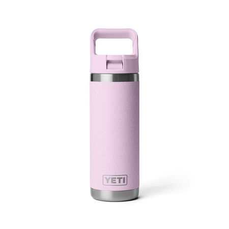 YETI Rambler 18 oz Cherry Blossom Bottle with Straw Cap