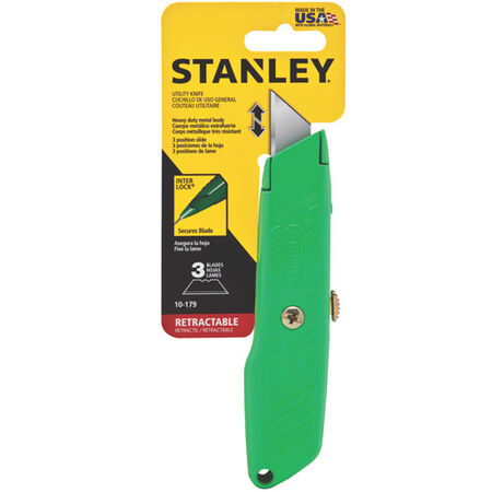 5-7/8 in High Visibility Retractable Utility Knife