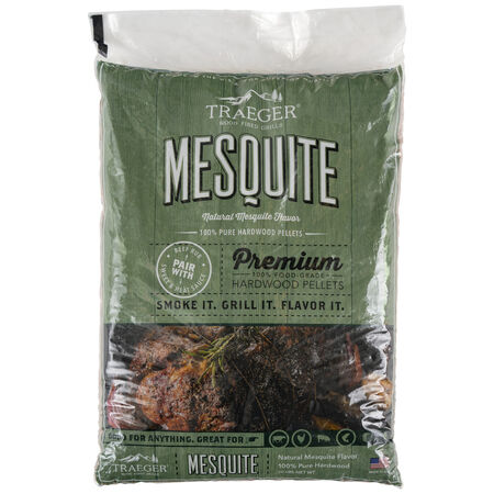 Traeger Premium All Natural Mesquite BBQ Wood Pellet 20 lb