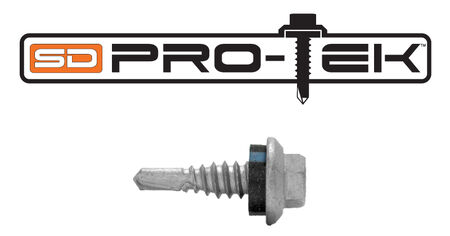 Lakeside Pro-Tek Screw Roofing Galvanized #12x1" 250ct