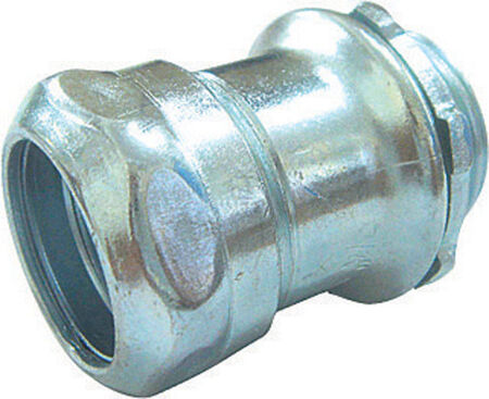 Sigma Engineered Solutions ProConnex 1/2 in. D Zinc-Plated Steel Compression Connector For Rigid/IMC