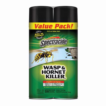 Spectracide Wasp and Hornet Killer Aerosol 18.5 oz - 2 pack