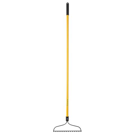 Home Plus 61 in. 14 Tine Steel Bow Rake Fiberglass Handle