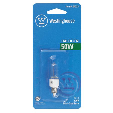 Westinghouse 50 W T4 Specialty Halogen Bulb 600 lm Bright White 1 pk