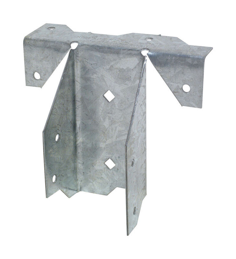 Simpson Strong-Tie Galvanized Steel Ridge Rafter 3-1/4 in. H x 4 in. W ...