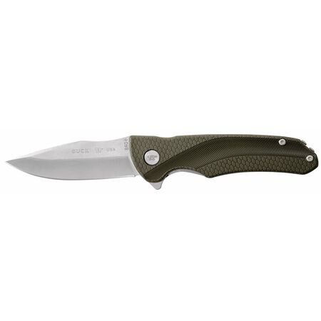 Buck Knives 840 Sprint Select Green 420 HC Stainless Steel > 6 in. Folding Knife