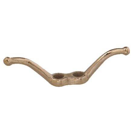 Campbell Nickel-Plated Nickel Rope Cleat 4-1/2 in. L Campbell Nickel-Plated Nickel Rope Cleat 4-1/2 in. L