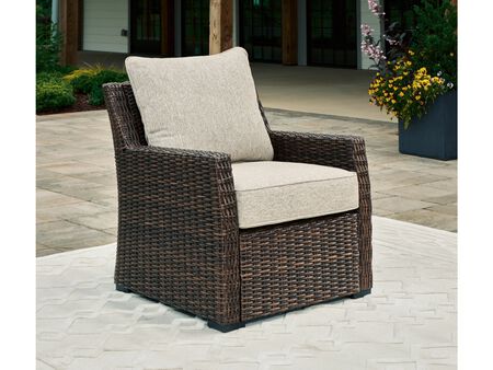 Ashley Brook Ranch Outdoor Lounge Chair with Cushion