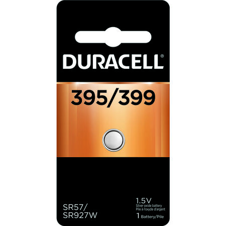 Duracell 395/399 Silver Oxide Watch/Electronic Battery 1.5 volts 1 pk