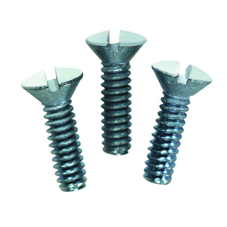 Leviton White Metal Wall Plate Screws 20 pk
