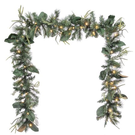 Celebrations 12 in. D X 9 ft. L LED Prelit Garland