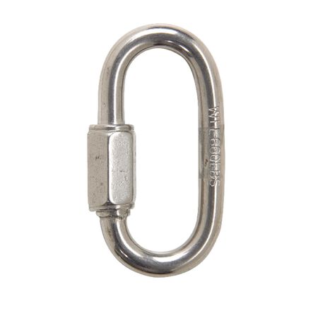 Campbell Polished Stainless Steel Quick Link 660 lb 2 in. L