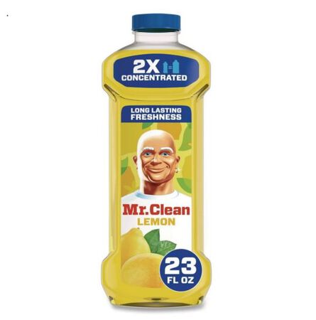 Mr. Clean 23 oz. Multi-Surface Antibacterial Cleaner - Lemon Scent (6/Carton)