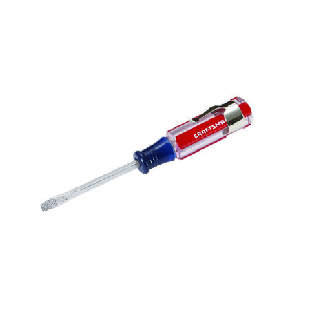 Craftsman 1/8 in. S X 2-1/2 in. L Slotted Screwdriver 1 pc