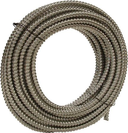 Southwire 1/2 in. Dia. x 100 ft. L Flexible Electrical Conduit FMC Aluminium