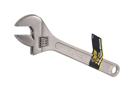 Steel Grip Adjustable Wrench 10 in. L 1 pc