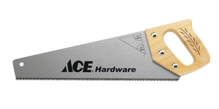 Ace Hand Saw 15 in. L Wood Handle