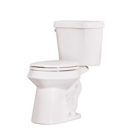 Oakbrook Ada Compliant 1.28 Gallon White Round Complete Toilet Kit