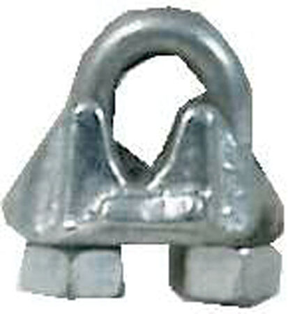 Campbell Electrogalvanized Malleable Iron Wire Rope Clip 1-1/16 in. L