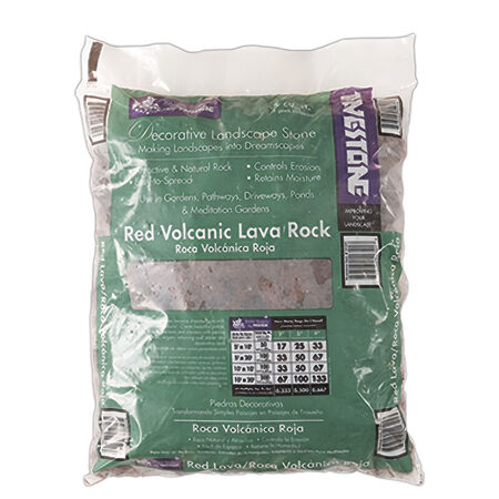 Pavestone Red Volcanic Lava Rock .5 cu ft