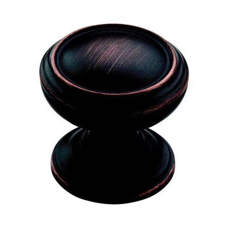 Amerock Revitalize Round Cabinet Knob 1-1/4 in. D 1-1/4 in. Oil Rubbed Bronze 1 pk