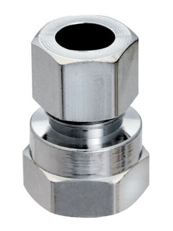 Ace 3/8 in. FPT x 3/8 in. Dia. Compression Brass Straight Connector