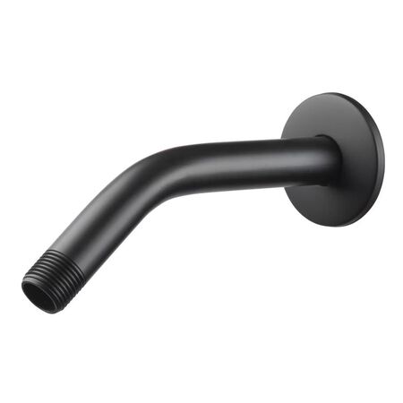 Oakbrook Collection Matte Black Stainless Steel 8 in. Shower Arm Flange