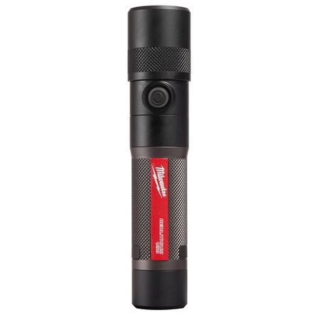 Milwaukee Redlithium 1100 lm Black LED Rechargeable Twist Flashlight