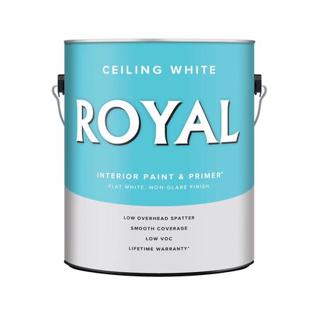Royal Flat Ceiling White Paint & Primer Interior 1 gal