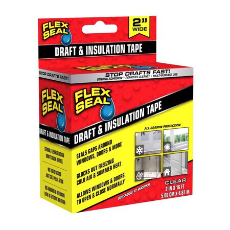 Flex Seal 2 in. W X 16 ft. L Clear Sealing Tape