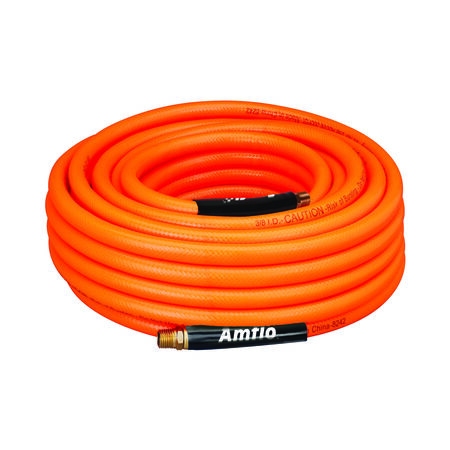 Amflo 100 ft. L X 3/8 in. D Polyvinyl Air Hose 300 psi Orange