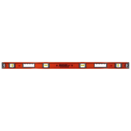 Johnson 48 in. Aluminum Magnetic I-Beam Level 4 vial