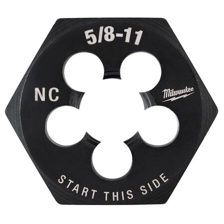 Milwaukee SAE 5/8-11 NC 1-7/16" Hex Threading Die