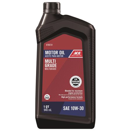 Ace 10W-30 4-Cycle Multi Grade Motor Oil 1 Quart 1 Pack