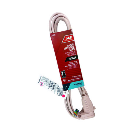 Ace 14/3 SPT-3 125 V 9 ft. L Appliance Cord
