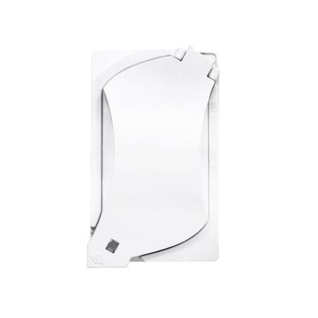 Sigma Engineered Solutions Rectangle Metal 1 gang 4.57 in. H X 2.81 in. W Universal Cover