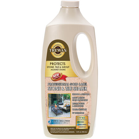 Trewax Commercial and Residential Stone and Tile Sealer Finish 32 oz