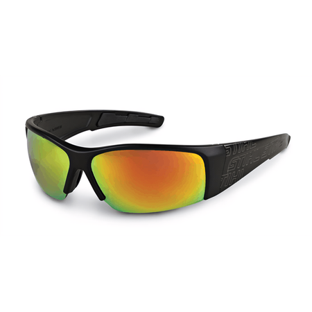 Glasses Blk Wrap smoke