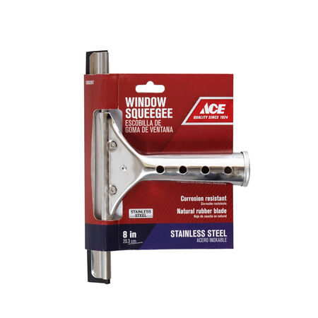 Ace 8 in. Stainless Steel Window Squeegee