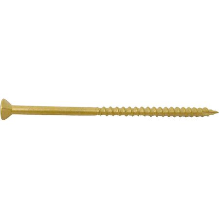 Grip-Rite PrimeGuard Plus Gold Star Drive Construction Screw 4 in. x 10, 5 lb." 