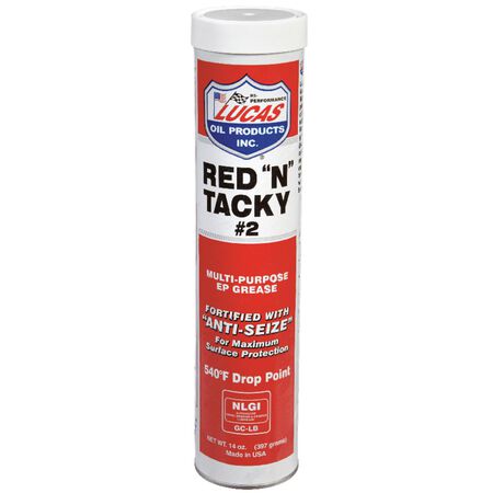 Lucas Oil Products Red N Tacky Red Lithium Grease 14 oz