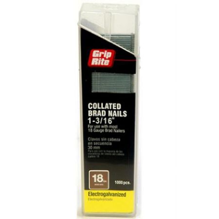 Grip-Rite Nail PS 1-1/4"Finish Galv 2.5m 16ga