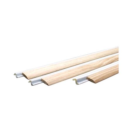 M-D Building Products Brown/White Foam/Wood Weatherstrip For Door Jambs 36 and 84 in. L X 1/2 in.