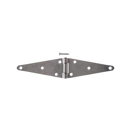 Ace 6 in. L Stainless Steel Heavy Duty Strap Hinge 1 pk