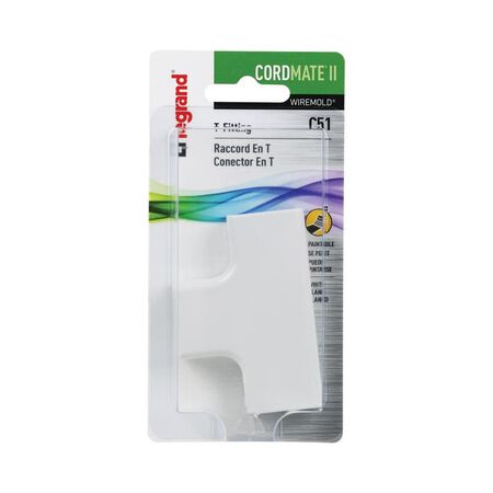 Legrand CordMate 2.87 in. L T-Fitting 1 pk