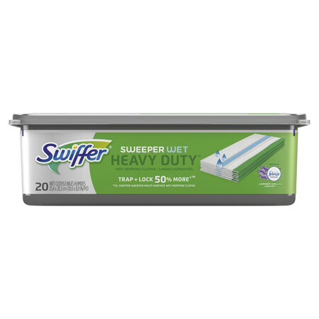 Swiffer Sweeper 10 in. W X 8 in. L Wet Cloth Mop Pad 20 pk