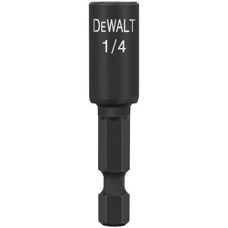 DeWalt Impact Ready 1/4 in. X 1-7/8 in. L Black Oxide Nut Driver 1 pc
