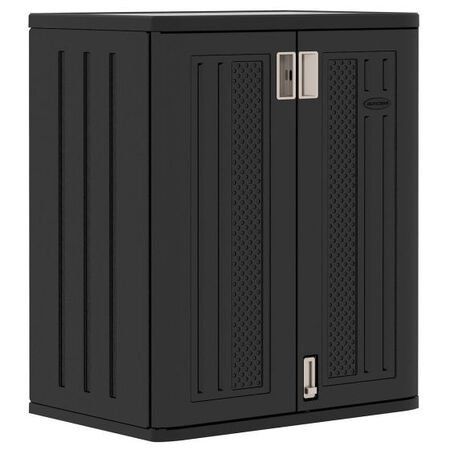 Suncast Shelving Storage Cabinet Black