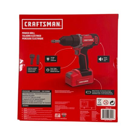 Craftsman Battery Operated Power Drill