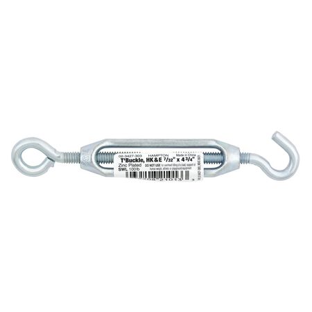 Hampton Zinc-Plated Aluminum/Steel Turnbuckle 120 lb